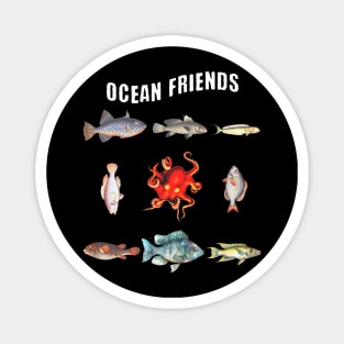 Fish and Friends Magnet